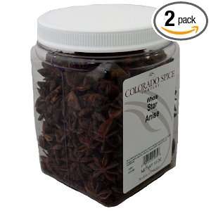 Colorado Spice Anise, Star Whole, 10 Ounce Jars (Pack of 2)  