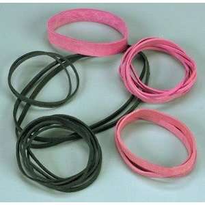  Techni Stat Anti Static Rubber Bands, 2 X 1/8, Pink 