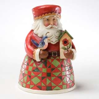 Jim Shore Heartwood Creek Christmas Figurine   Small Santa with 
