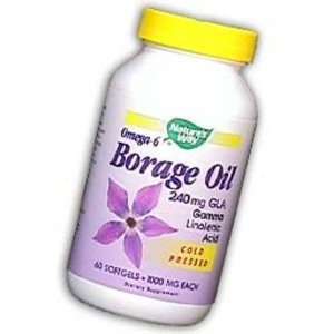  Borage Oil Gla 1000 240Mg CAP (60 ) Health & Personal 