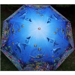    Shaw Creations   Sea Life Folding Umbrella 