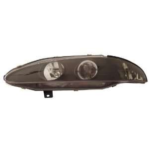   ECLIPSE 95 96 PROJECTOR HEADLIGHTS HALO BLACK CLEAR AMBER Automotive