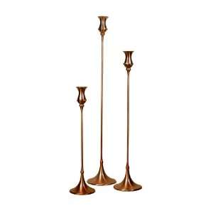  Pomeroy La Forge Taper Candle Holders   Set of 3