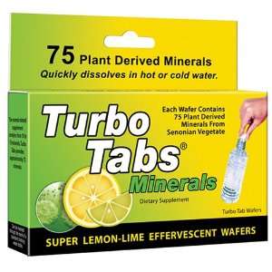  Turbo Tabs Lemon Lime Effervescent Wafers, 18 Count Box, 1 