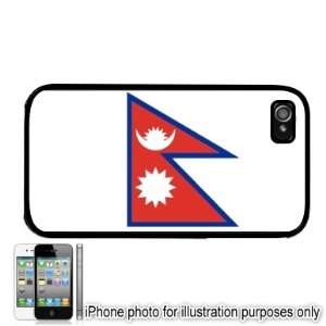  Nepal Nepalese Flag Apple iPhone 4 4S Case Cover Black 