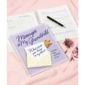 Messages to My Grandchild Journal Keepsake Memories Memory Personalize 