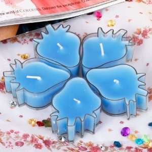  5pcs Strawberry Shape Tea Light Candle Scented Candle w 