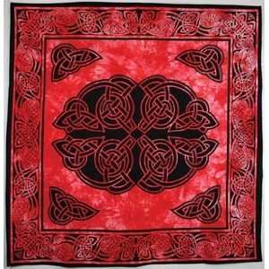  Black and Red Celtic Table Cloth 