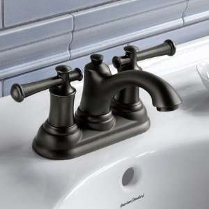   Faucet with Lever Handles Finish Blackened Bronze PVD