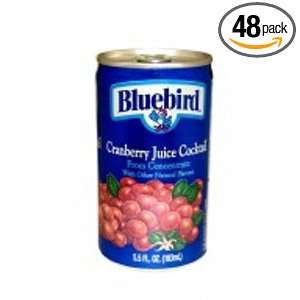 Bluebird Cranberry Juice Cocktail, 5.5 Ounce Cans (Pack of 48)  