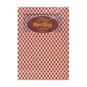  Hard Rock Casino Maroon Oval Playing Cards Sports 