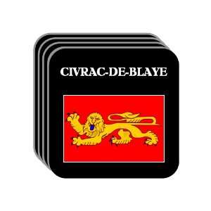  Aquitaine   CIVRAC DE BLAYE Set of 4 Mini Mousepad 