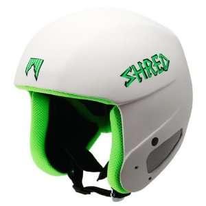  Shred Brain Bucket Money Shot Race Helmet White Sports 