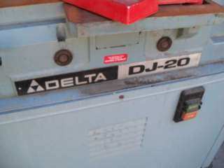 Delta DJ 20 8 Jointer Model 37 350 w/ 76 Table  