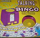 talking bingo game by radica call out numbers automatically new