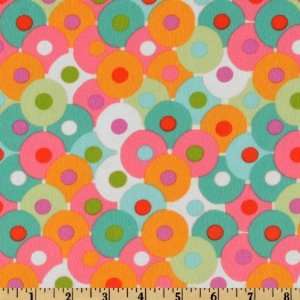  44 Wide Bliss Flannel Circles Multi Fabric By The Yard 