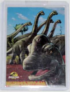 Jurassic Park Topps Promo Card 1 of 9 comic book  