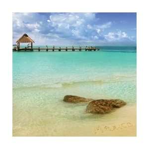   12X12 Cancun Beach Mexico; 25 Items/Order Arts, Crafts & Sewing