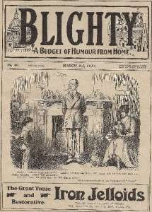 1917 WWI Blighty Humour Magazine for troops Issue #40 British  