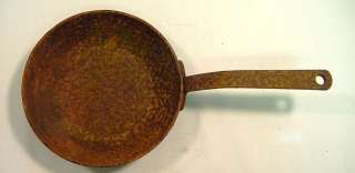 Antique Early Cast Iron Cooking Skillet Frying Pan  
