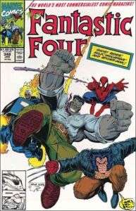 Fantastic Four #348 Spiderman Wolverine Hulk comic book  