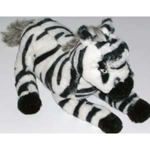  Black & White Stripe Zebra Stuffed Animal Plush Pal 