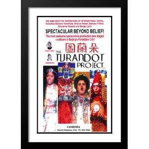  The Turandot Project 20x26 Framed and Double Matted Movie 