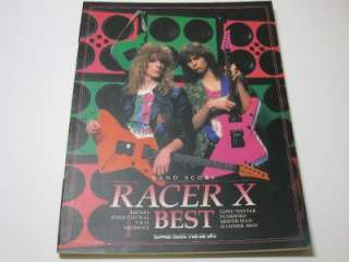 RACER X BEST JAPAN BAND SCORE TAB PAUL GILBERT  