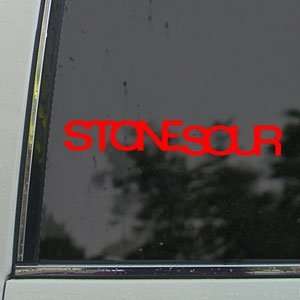  Stone Sour Red Decal Metal Rock Band Truck Window Red 