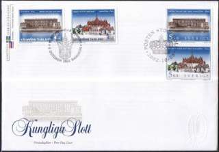 Sweden 2002 Sweden   Thailand Joint Issue Stamp FDC#1  