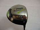   PING RAPTURE 460cc 9* DRIVER PING TFC 909D STIFF GRAPHITE W/HEADCOVER