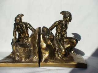 INDIAN BOOKENDS BY PHILADELPHIA MANUFACTURING CO.  