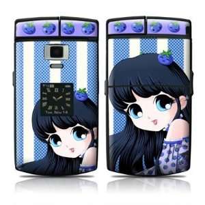  Blueberry Girl Design Skin Decal Sticker for the Samsung 