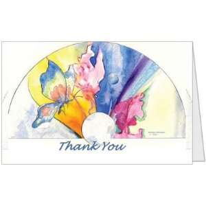 Thank You Friendship Butterfly Greeting Card (5x7) by QuickieCards 