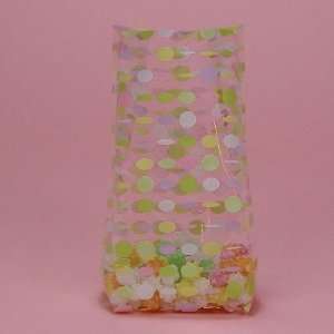  50 Pack of Cello Bags  Retro Pastel Beads 