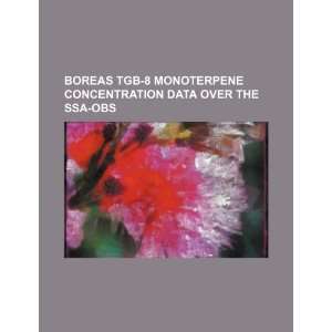  BOREAS TGB 8 monoterpene concentration data over the SSA 