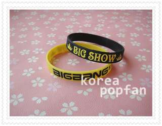 BIGBANG big bang KPOP Support wrist band BRACELET X2 Yellow & Black 