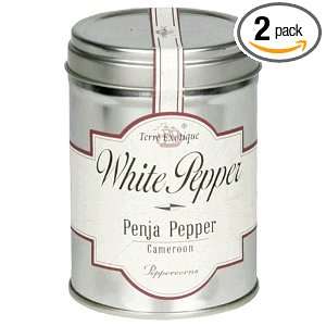 La Terre Exotique Penja White Pepper, 2.8 Ounce Units (Pack of 2 