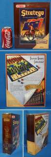 STRATEGO Board Game   Vintage Game Collection   Bookshelf Wooden Box 