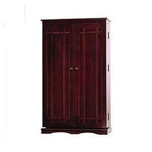  Leslie Dame Mission Style Multimedia Cabinet (Cherry) CD 