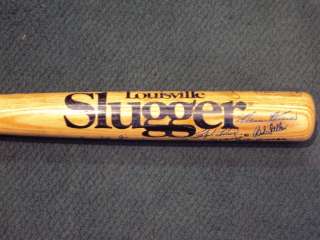 Autographed Louisville Softball Bat with 21 MLB Autographs Perfect 