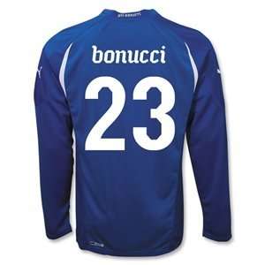  PUMA Italy 10/12 LS BONUCCI Home Soccer Jersey Sports 