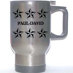     PAUL DAVID Stainless Steel Mug (black design) 