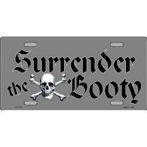   sports Surrender the Booty Pirate License Plate