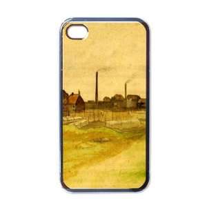  Coalmine In The Borinage By Vincent Van Gogh Black Iphone 