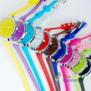 NEW Small Qutraz Ladies Fashion Monol Watch 8 Colors  