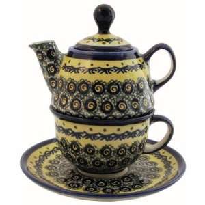  10 oz Tea for One Teapot & Saucer   Pattern DU1