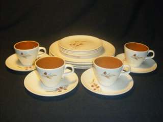 Lot Taylor Smith Autumn Harvest Plates Cups Saucers  