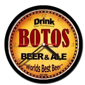  BOTOS beer and ale cerveza wall clock 