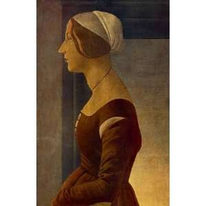   Young Woman La bella Simonetta, By Botticelli Sandro 